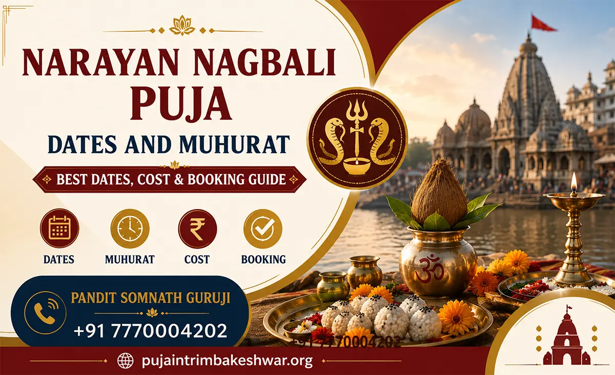 Narayan Nagbali Puja Dates and Muhurat 2026: Best Dates, Cost & Booking Guide