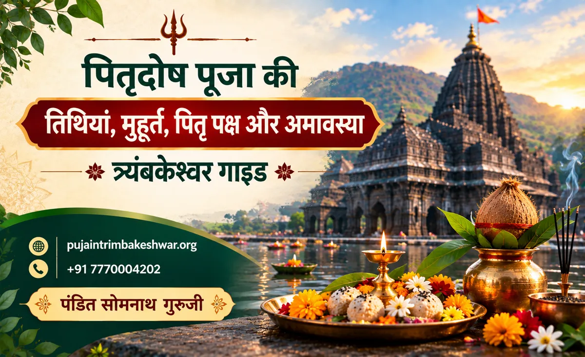 पितृदोष पूजा की तिथियां, मुहूर्त, पितृ पक्ष और अमावस्या – त्र्यंबकेश्वर गाइड